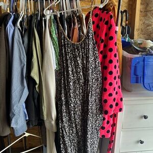 Carly Jean Los Angeles Black and White Floral Dress